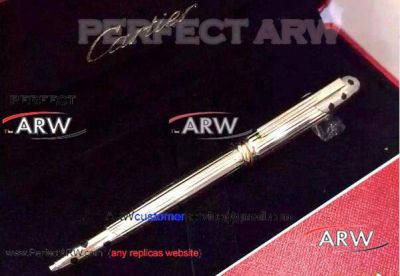 Perfect Replica Best Cartier Panthere Silver Ballpoint Pen